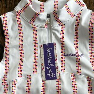 New with tags Barstool golf 1/4 zip tank. Size X Small. Built in shelf bra